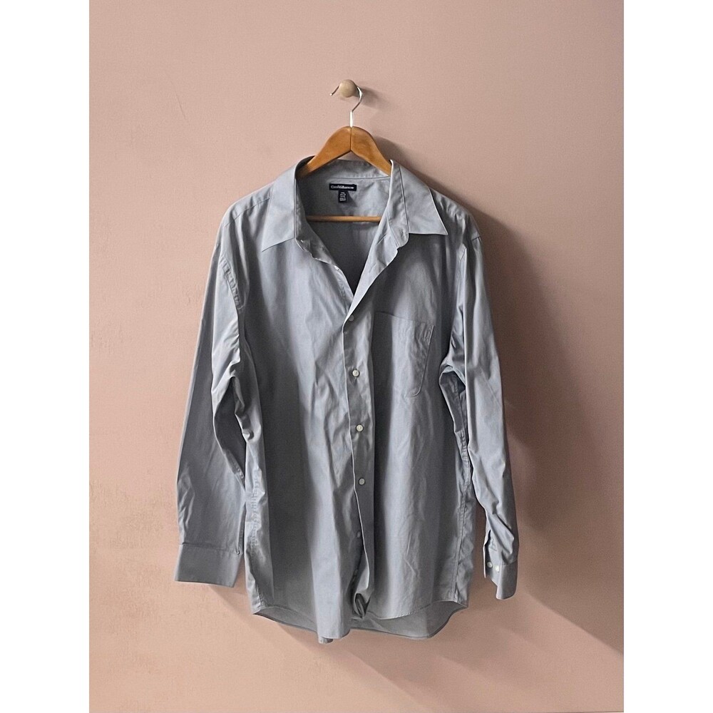 Croft & Barrow Men’s Gray Button Down Shirt Size XXL
